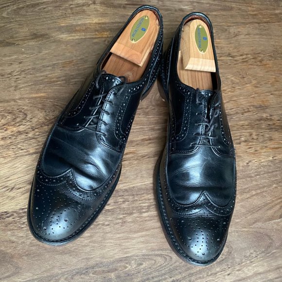 Men\'s ALLEN EDMONDS Dress Shoes - Black Wingtip main image 6